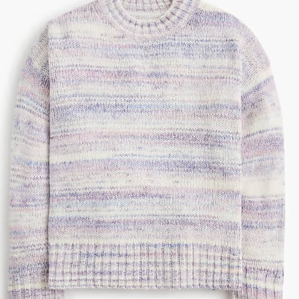 NWT Jcrew Space-dyed sweater